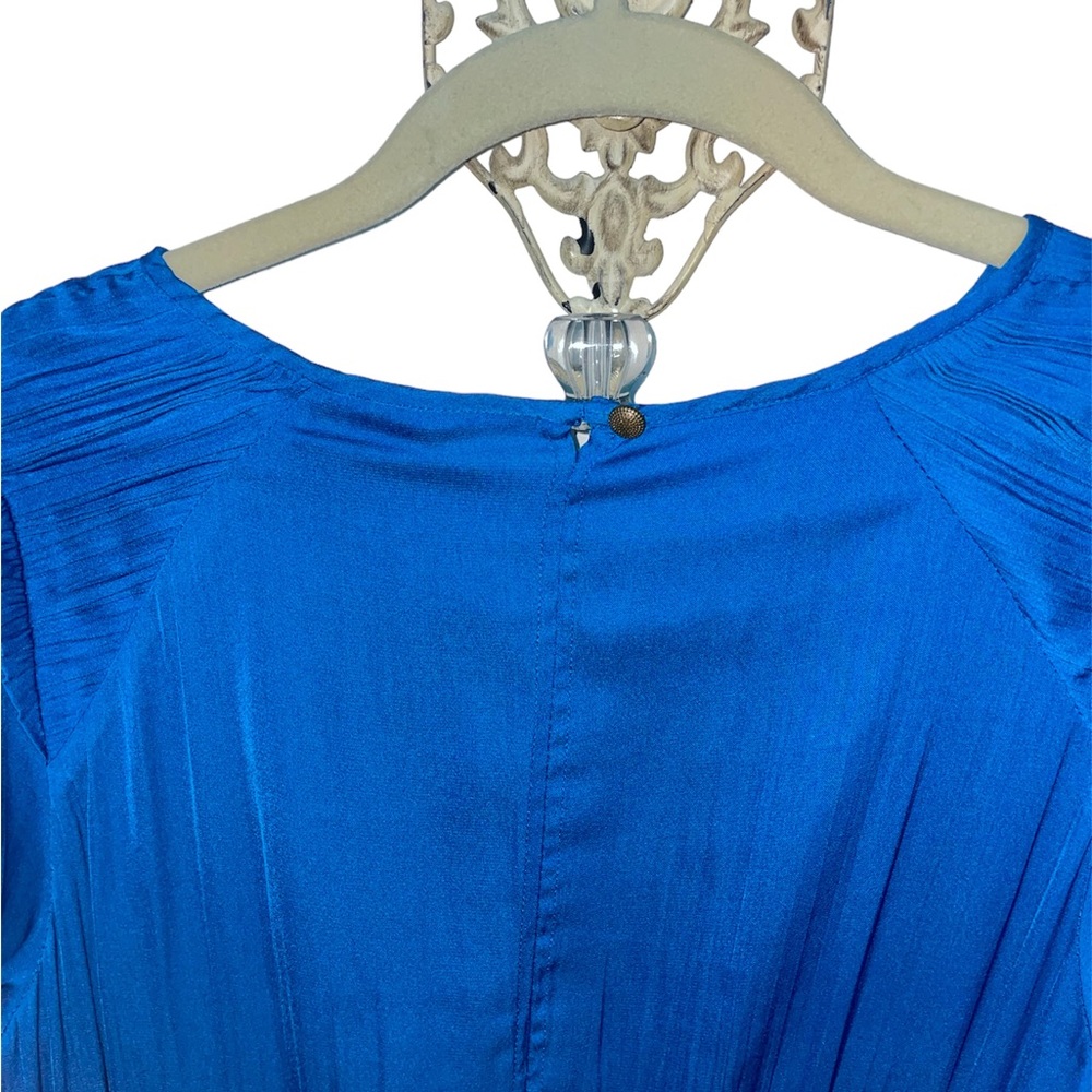 Maeve By Anthropologie Cerulean Blue Dress Size XXS - Picture 6 of 8